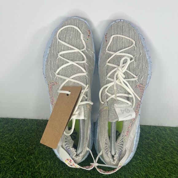 Nike Space Hippie 04 Men’s Size 10 Low-Cut Casual Sneakers – Gray Recycled Knit - Picture 5 of 8